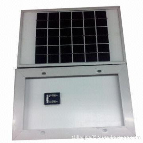 5W/9V mono-crystalline silicon solar panel, measures 180x290x25mm, used in traffic signal light